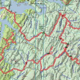 Total trip miles was about 102.  About 30 of it on gravel roads and trails.